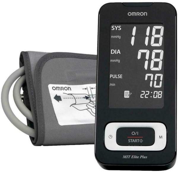 Omron Mit Elite Plus Oberarm Blutdruckmessgerät M.Pc Sc
