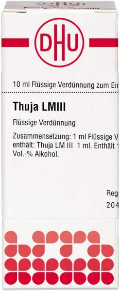 Dhu Thuja Lmiii 10 ml Dilution