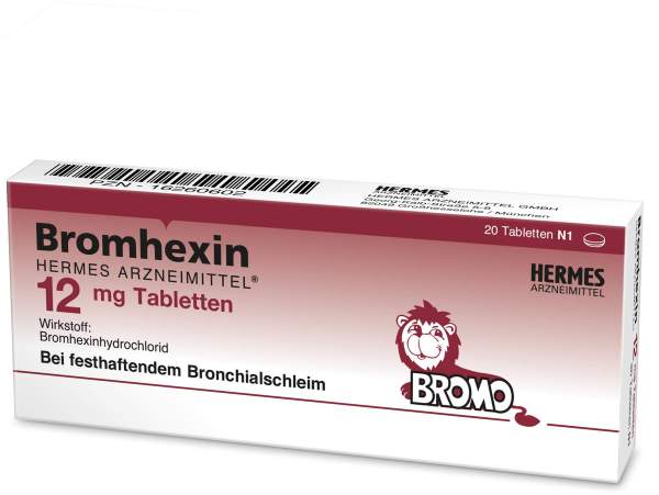 Bromhexin Hermes Arzneimittel 12 mg Tabletten