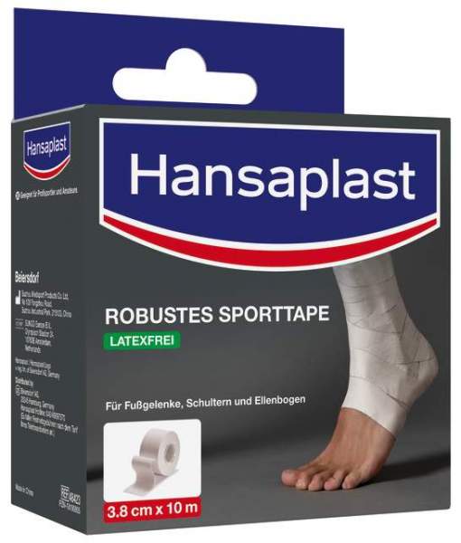 Hansaplast robustes Sporttape weiß 3,8 cm x 10 m