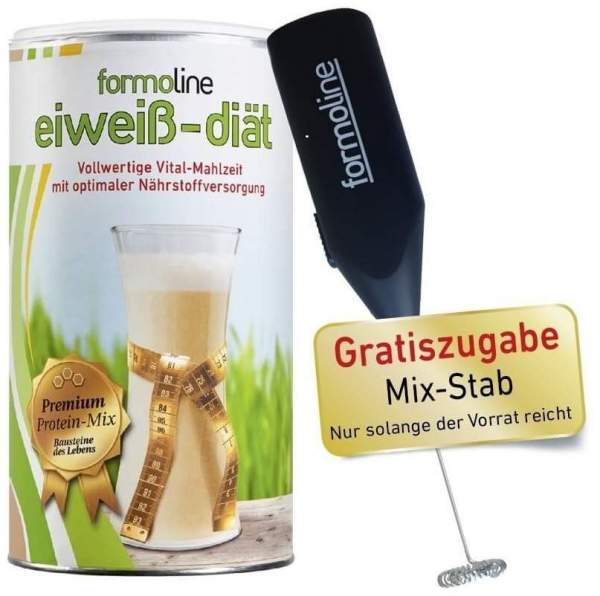 Formoline Eiweiß Diät 480 g Pulver + gratis Mix Stab