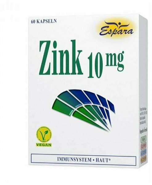 Espara Zink 10 mg 60 Kapseln