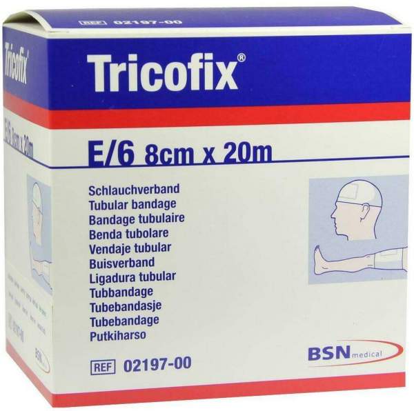 Tricofix Schl.-Verband Gr.E 20mx8cm 2197