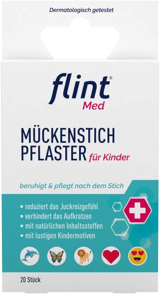 Flint Med Mückenstich Pflaster für Kinder 20 Stück