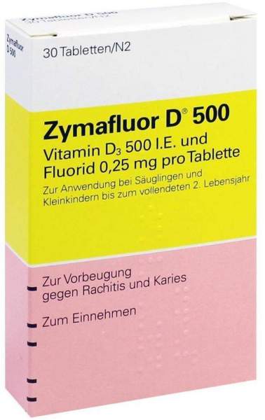 Zymafluor D 500 30 Tabletten