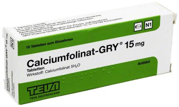 Calciumfolinat Gry 15 10 Tabletten