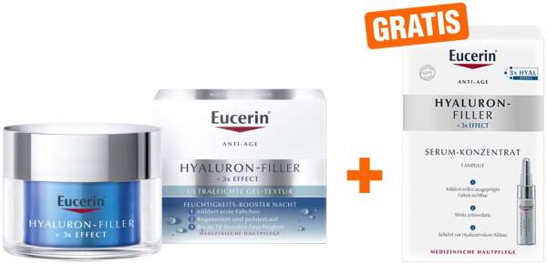 Eucerin Anti Age Hyaluron Filler Feuchtigkeits-Booster Nacht 50 ml Creme