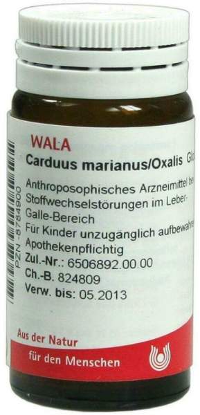 Wala Carduus Marianus Oxalis 20 G Globuli
