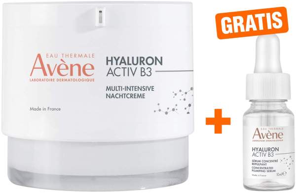 Avene Hyaluron Activ B3 Multi-Intensive Nachtcreme 40 ml + gratis Avene Hyaluron Activ B3 10 ml