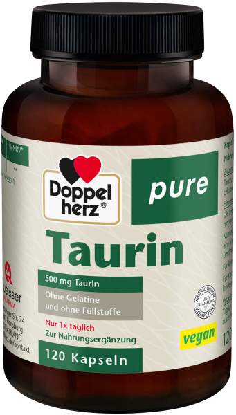 Doppelherz Pure Taurin 120 Kapseln