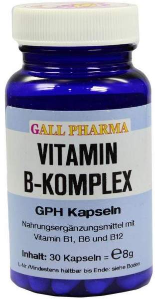 Vitamin B Komplex Gph 30 Kapseln