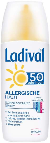 Ladival Allergische Haut 150 ml Spray LSF 50+