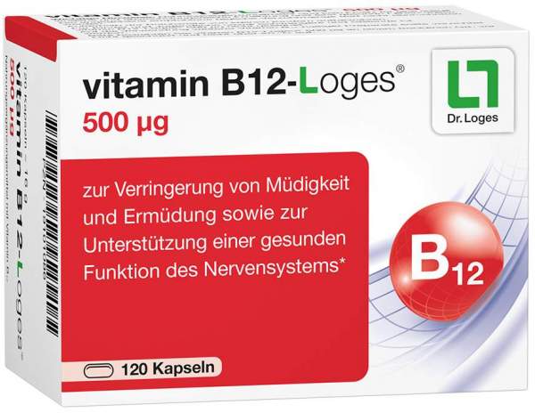 Vitamin B12-Loges 500 µg 120 Kapseln