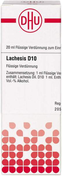 Lachesis D 10 Dilution 20 ml