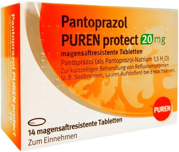 Pantoprazol Puren Protect 20mg Magensaftesistente Tabletten