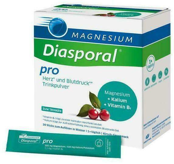 Magnesium Diasporal Pro Herz und Blutdruck 30 Beutel