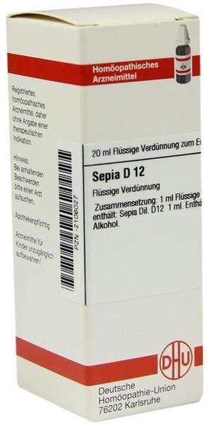 DHU Sepia D12 20 ml Dilution