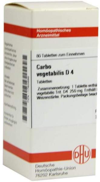 Carbo Vegetabilis D 4 80 Tabletten