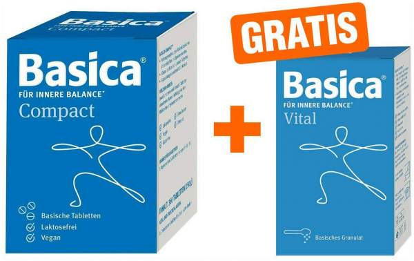 Basica Compact 360 Tabletten + gratis Basica Vital 200 g Pulver