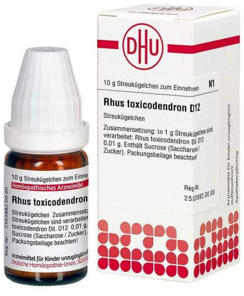 DHU Rhus Toxicodendron D12 10 g Globuli