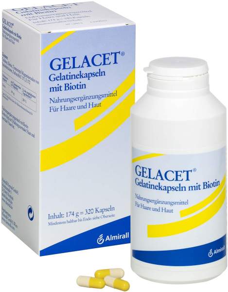 Gelacet Gelatine Mit Biotin 320 Kapseln