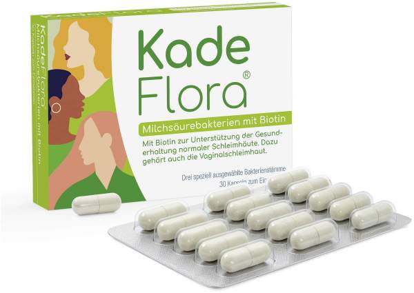 Kadeflora Milchsäurebakterien mit Biotin 30 Kapseln