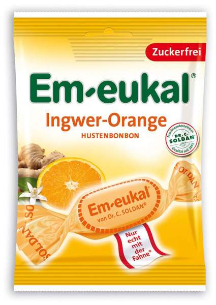 Em Eukal Bonbons Ingwer Orange Zuckerfrei 75 G Bonbons