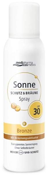 medipharma cosmetics Sonne Schutz &amp; Bräune bronze LSF 30 Aerosol 150 ml Spray