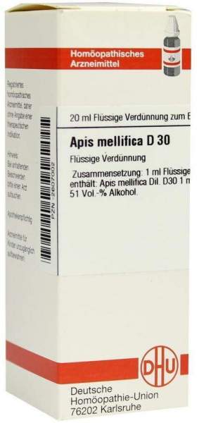 DHU Apis mellifica D30 Dilution 20 ml