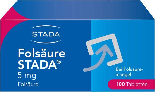 Folsäure Stada 5 mg Tabletten 100 Stück