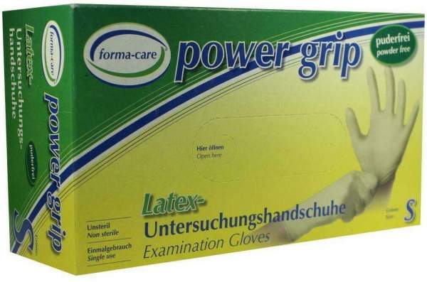 Forma Care Latex Power Grip Handschuhe Gr. S 100 Stück