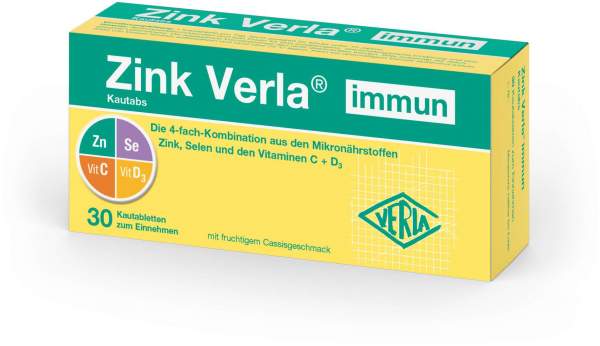 Zink Verla Immun 30 Kautabs