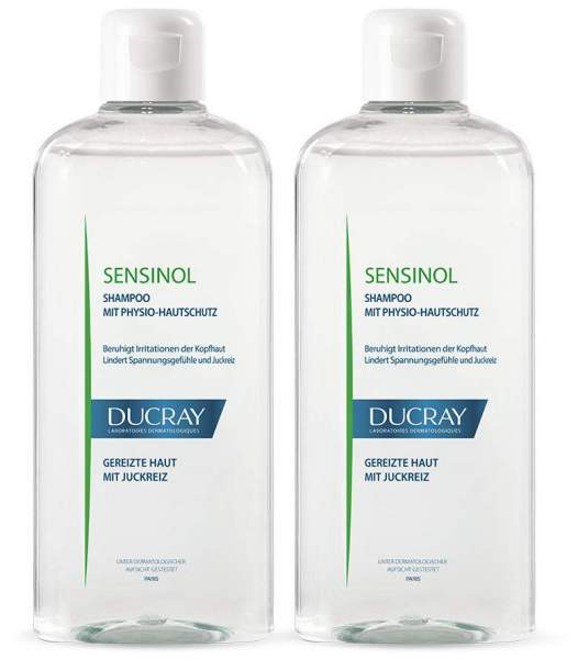 Ducray Sensinol Shampoo irritierte gereizte Kopfhaut 2 x 400