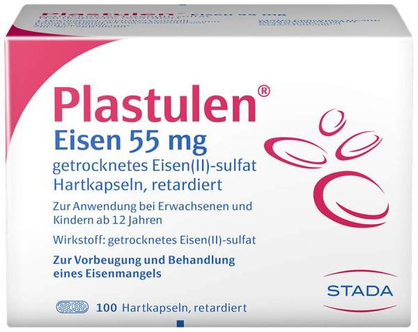 Plastulen Eisen 55 mg 100 Retardkapseln