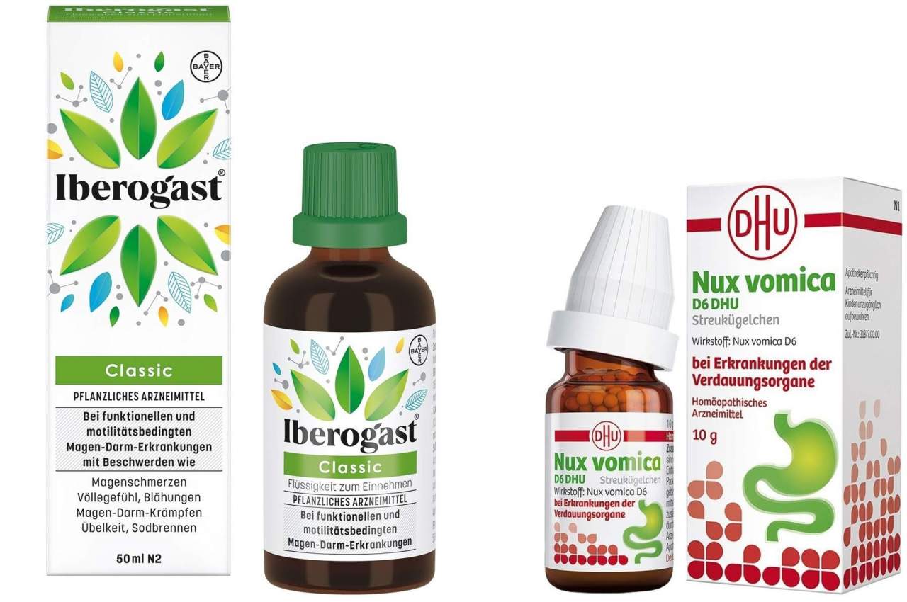 Sparset Iberogast Classic 50 ml + Nux vomica D6 DHU 10 g Globuli