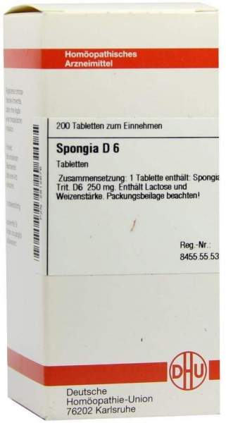 Spongia D6 Tabletten 200 Tabletten