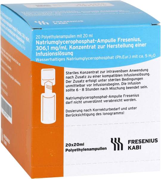 Natriumglycerophosphat Ampulle 20 X 20 ml