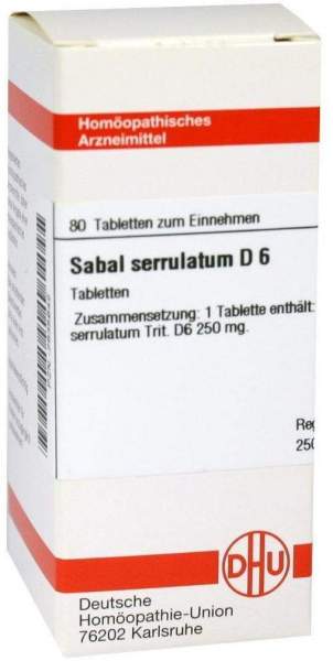 Sabal Serrulatum D 6 80 Tabletten