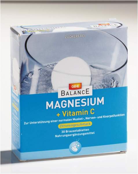 Gehe Balance Magnesium 375 mg + Vitamin C 3 X 10 Brausetabletten