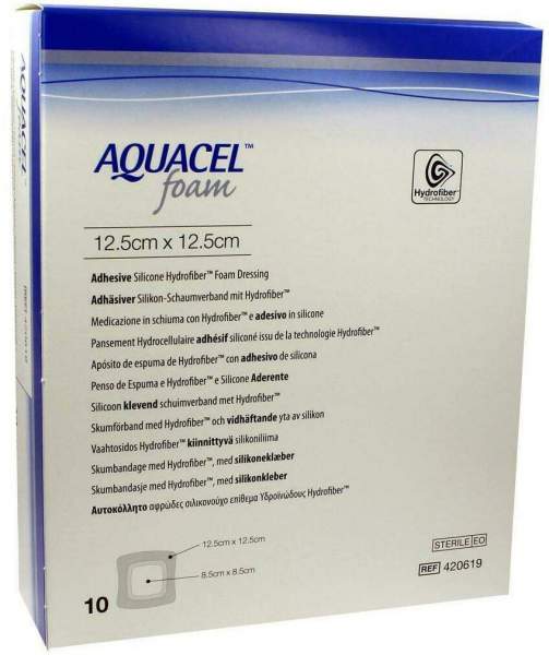 Aquacel Foam Adh 12,5x12,5 cm Verband