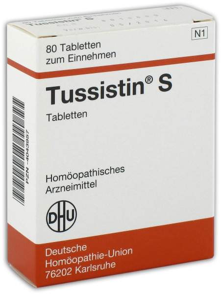 Dhu Tussistin S 80 Tabletten