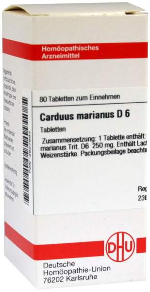 Dhu Carduus Marianus D6 80 Tabletten