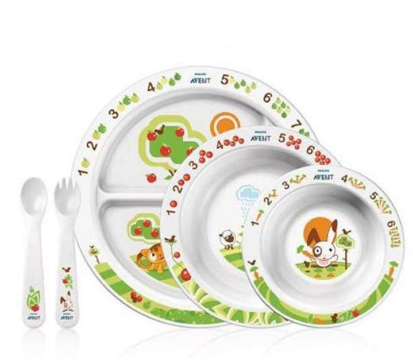 Avent Kinder Ess-Lern Set Groß 5-Teile