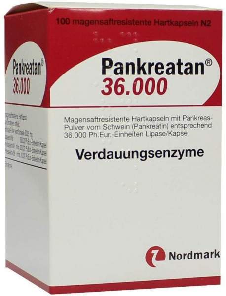 Pankreatan 36.000 100 Magensaftresistente Kapseln