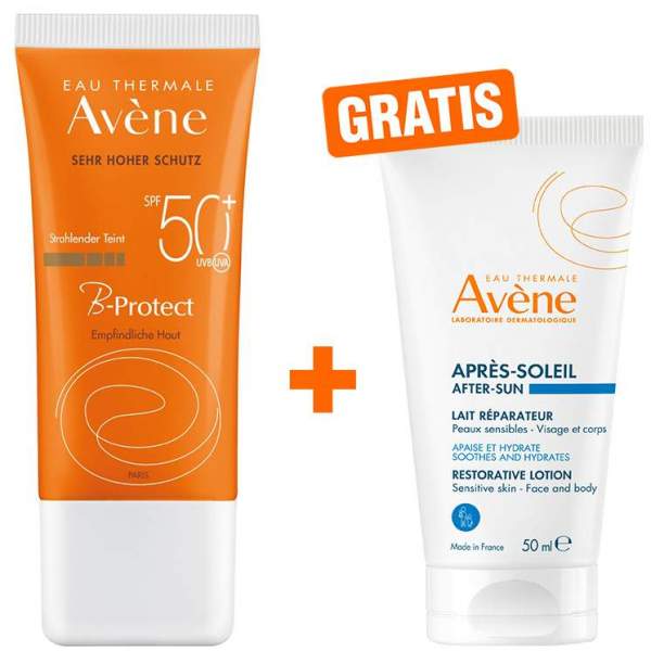 Avene SunSitive B-Protect SPF 50+ 30 ml Creme + gratis Repair Lotion 50 ml