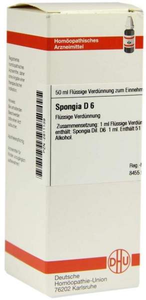 Spongia D 6 50 ml Dilution