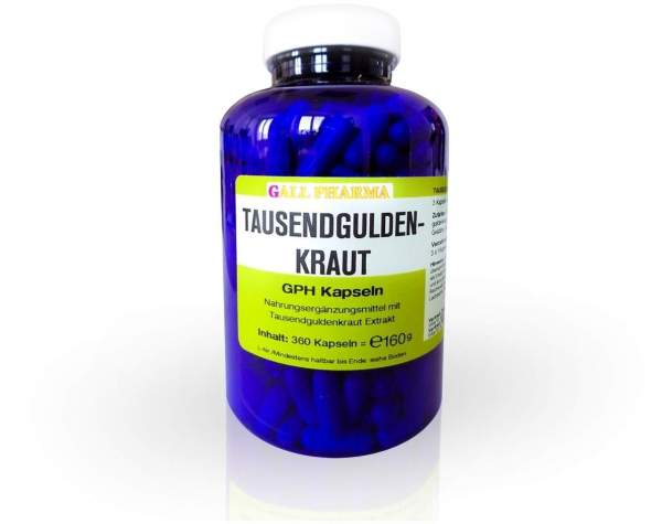 Tausendguldenkraut Gph 360 Kapseln