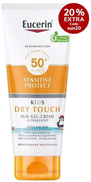 Eucerin Sun Sensitive Protect Kids Gel-Creme LSF 50+ 200 ml