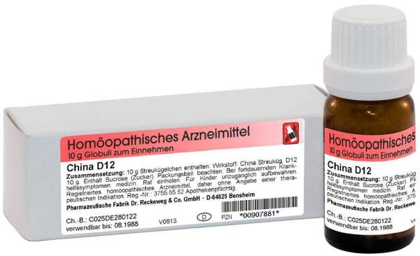 China D 12 Globuli 10 G