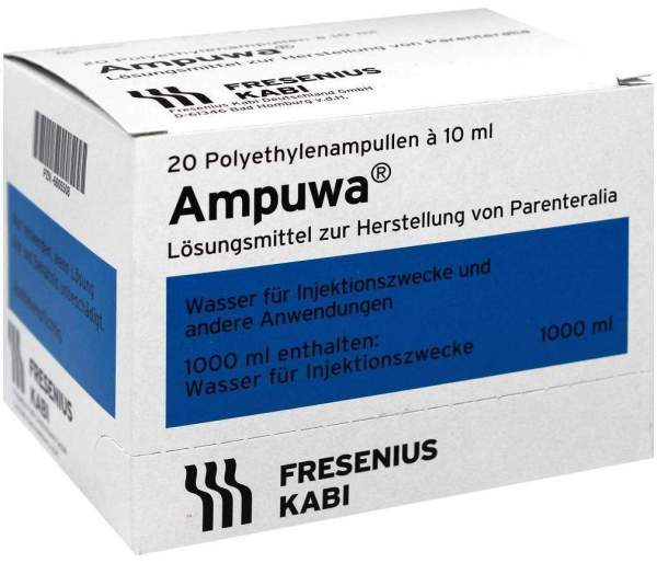 Ampuwa Plastikampullen Injektions-Infusionslösung 20x10 Ml...